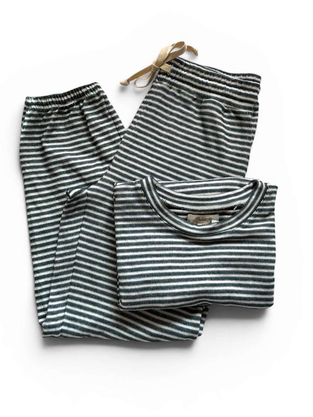 NWT Madewell Striped Pajama Set Womens XS
